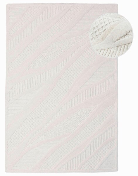 VLNENÝ KOBEREC, 140/200 cm biela Flair Rugs - Online Only bytové doplnky, Online Only