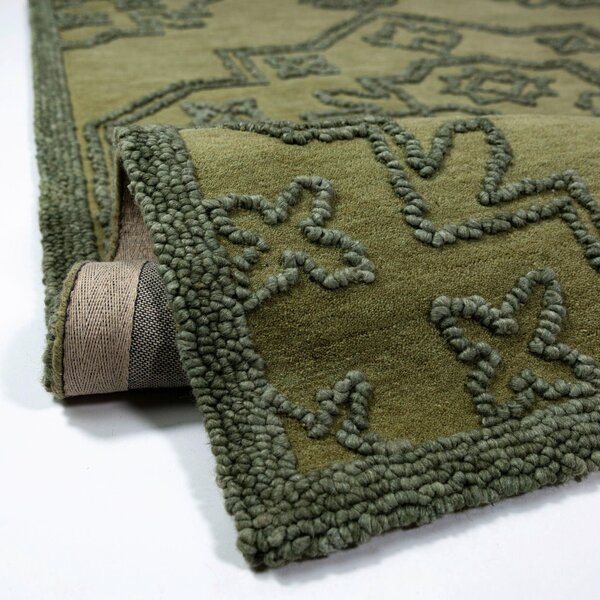 VLNENÝ KOBEREC, 140/200 cm zelená Flair Rugs - Online Only bytové doplnky, Online Only