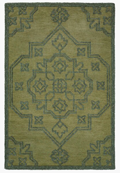 VLNENÝ KOBEREC, 140/200 cm zelená Flair Rugs - Online Only bytové doplnky, Online Only