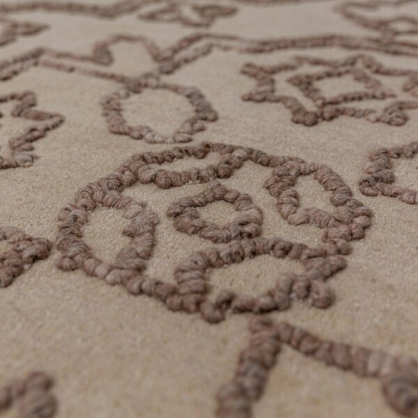 VLNENÝ KOBEREC, 140/200 cm prírodná farba Flair Rugs - Online Only bytové doplnky, Online Only