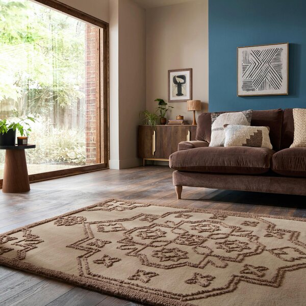 VLNENÝ KOBEREC, 140/200 cm prírodná farba Flair Rugs - Online Only bytové doplnky, Online Only