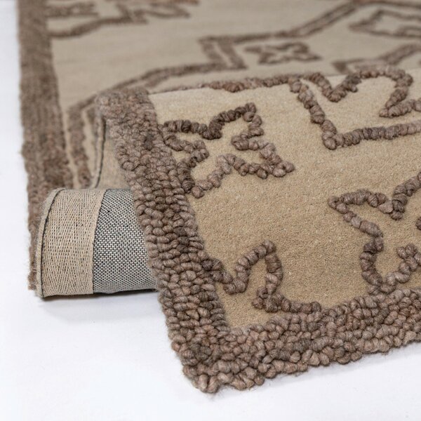 VLNENÝ KOBEREC, 140/200 cm prírodná farba Flair Rugs - Online Only bytové doplnky, Online Only