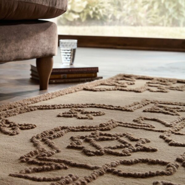 VLNENÝ KOBEREC, 140/200 cm prírodná farba Flair Rugs - Online Only bytové doplnky, Online Only