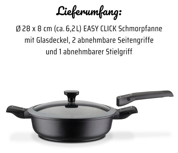 PANVICA NA DUSENIE povrch Vitaflon® Granit 28/8,2 cm GSW - Online Only bytové doplnky, Online Only