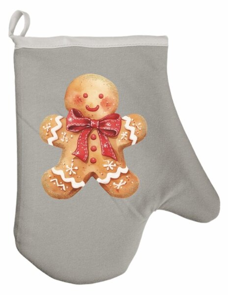 Vianočná kuchynská rukavica Ginger EMI, červená