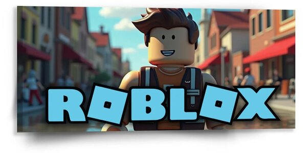 Sablio Obraz ROBLOX Mesto - 110x50 cm