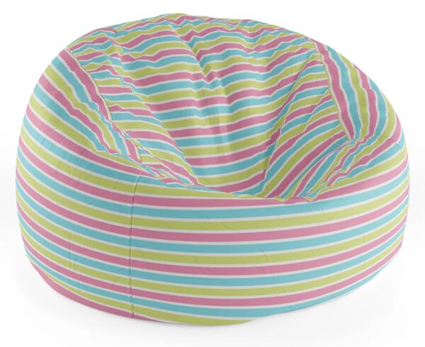 Sablio Sedací vak Cocoon Prúžky - 75 x 45 x 35 cm