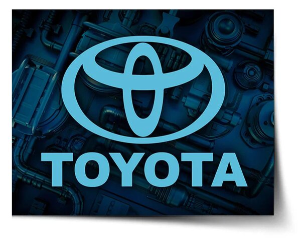 Sablio Plagát Logo Toyota Motor - 60x40 cm
