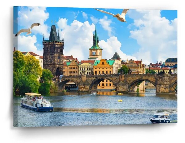 Sablio Obraz Praha Karlov most 2 - 90x60 cm