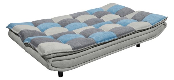 ROZKLADACIA POHOVKA, textil, kompozitné drevo, modrá, bahenná hnedá, tmavosivá MID.YOU - Sedačky, Online Only