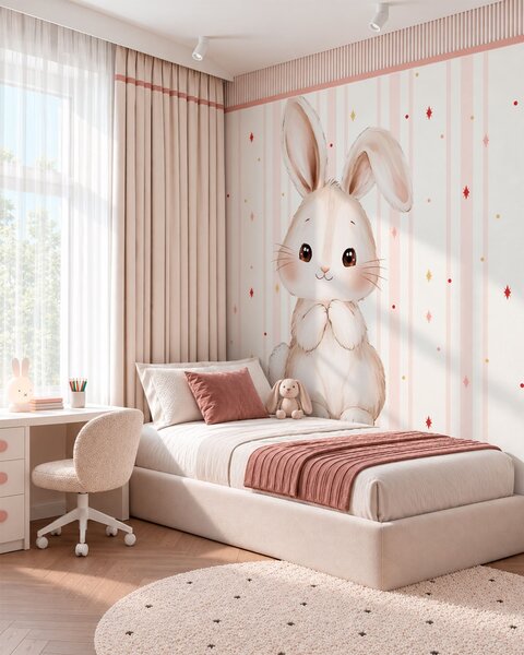 Tapety Zajačik pod hviezdami, Fototapety zvieratá, w05920 : Uwalls.sk