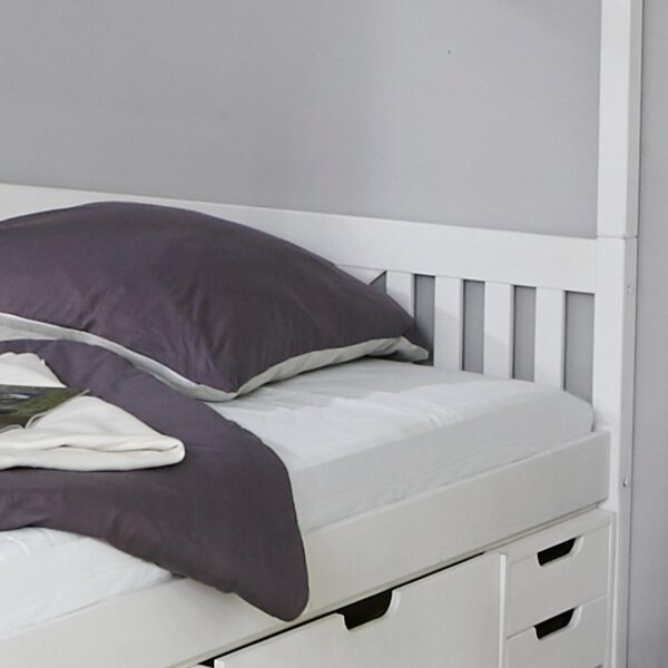 POSTEĽ S NEBESAMI, 140/200 cm biela MID.YOU - Postele, Online Only