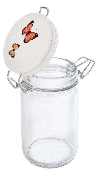 Dóza s klipovým uzáverom JAR motýľ 0,25 l