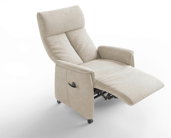 RELAXAČNÉ KRESLO, textil, strieborná Sit & More - Online Only obývacie izby, Online Only