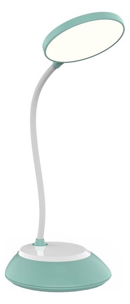 LED Stmievateľná nabíjacia stolná lampa VISUA LED/5W/5V 3000-5000K tyrkysová