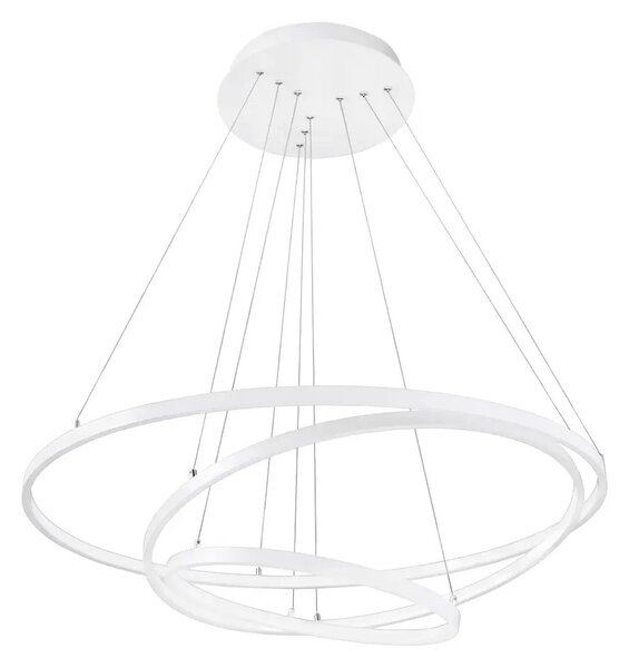 LED luster na lanku Dea 2 stmievateľný – Biela