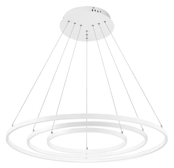 LED luster na lanku Dea 2 stmievateľný – Biela