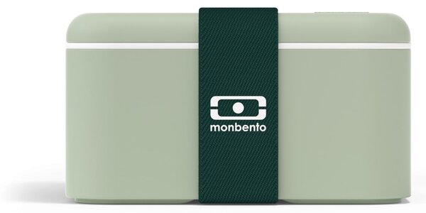 Desiatový box Monbento Square Green Bicolor 1,7 l