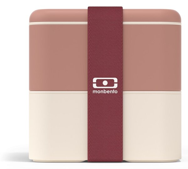 Desiatový box Monbento Square Pink Moka 1,7 l