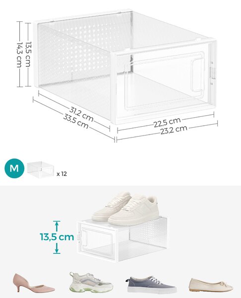 BOX NA TOPÁNKY, 33,5/14,3/23,2 cm Boxxx - Online Only drobný nábytok, Online Only