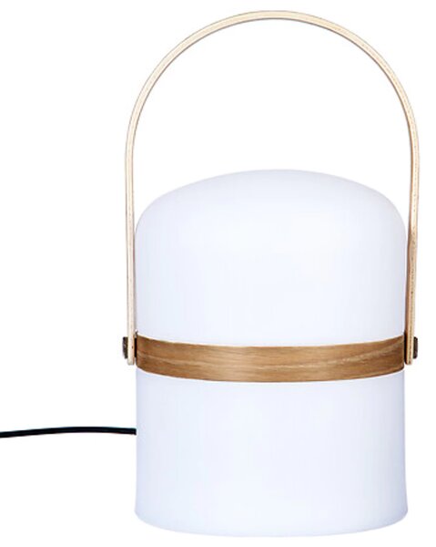 Vonkajšia lampa s rukoväťou KIARA 26,5 cm, biela