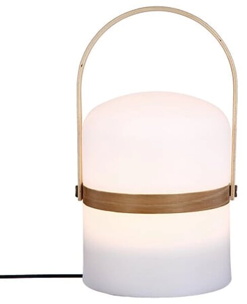 Vonkajšia lampa s rukoväťou KIARA 26,5 cm, biela
