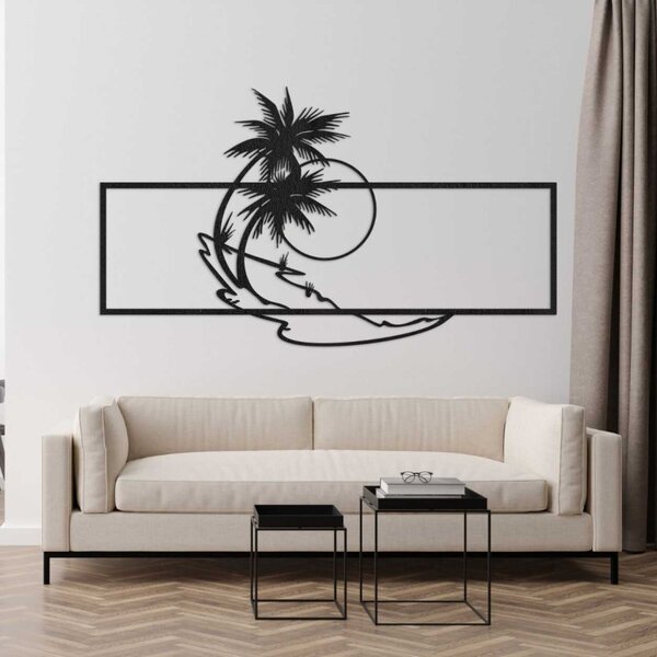 Dizajnová drevená dekorácia kvetinový ornament | SENTOP HDF0323