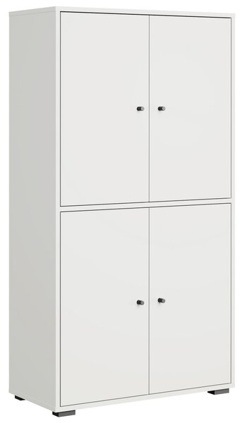SKRINKA NA TOPÁNKY, biela, 70/131/33 cm P & B - Online Only drobný nábytok, Online Only