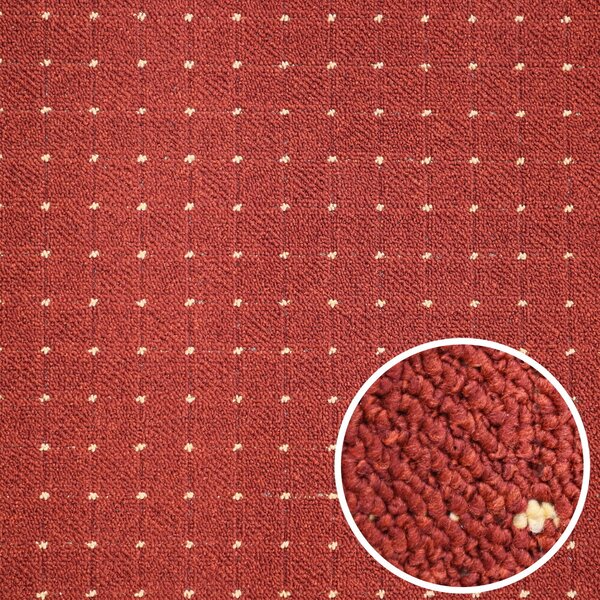 Condor Carpets , AKCIA: 70x200 cm Kusový koberec Udinese terra - neúčtujeme odrezky z role - obšitý zo všetkých strán, šíře, oranžová, filc, chodba / predsieň