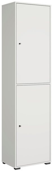 SKRINKA NA TOPÁNKY, biela, 50/190/33 cm P & B - Online Only drobný nábytok, Online Only