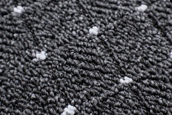 Condor Carpets , Koberec metráž Udinese antracitový - neúčtujeme odrezky z role, na mieru, šíře 2m,4m,na mieru, neúčtujeme odrezky, čierna, filc, chodba / predsieň