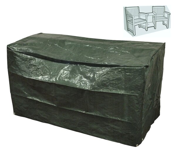 KONDELA Ochranný obal na záhradný set, 184x66x81 cm, zelená, KAVER TYP 38