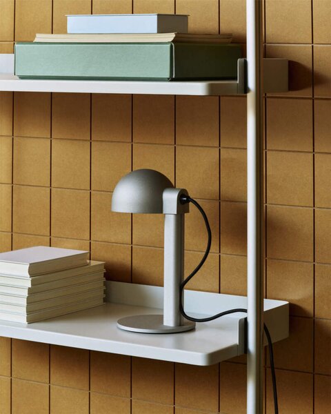 HAY Stolná lampa Posto, silver grey AE926