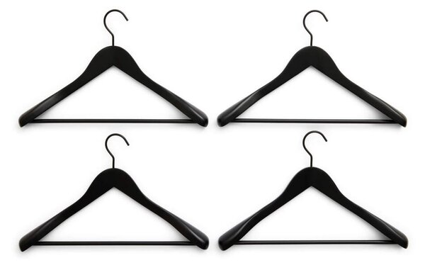 HAY Ramienka Smooth Wide with Bar set 4ks, black