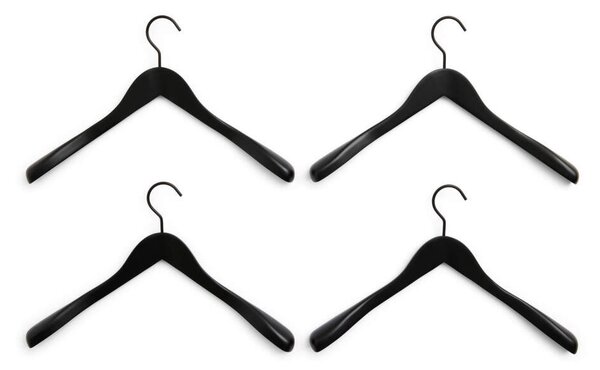 HAY Ramienka Smooth Wide set 4ks, black