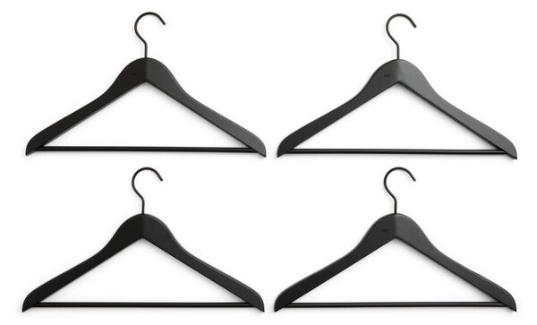 HAY Ramienka Smooth Slim with Bar set 4ks, black