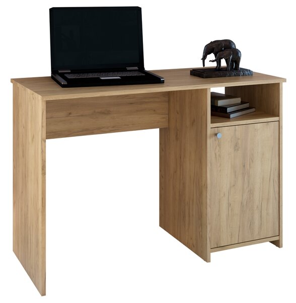 KONDELA PC stôl, dub artisan, DEDE