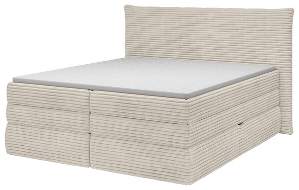 BOXSPRINGOVÁ POSTEĽ, 180/200 cm, béžová Esposa - Postele