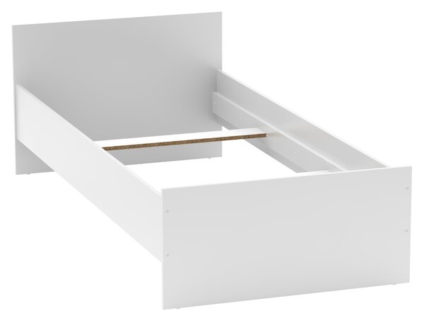 KONDELA Posteľ, 90x200, biela, RAMSA 1