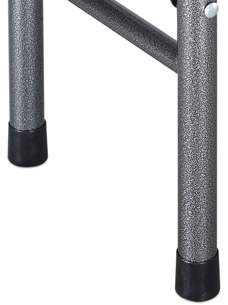 Sada 2 skladacích lavíc 180 cm - biela