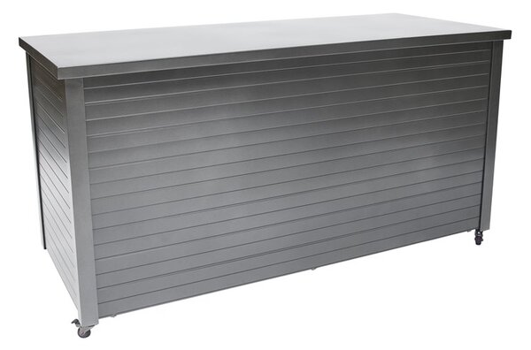 Stern Úložná vonkajšia truhla M Gilbert, Stern, 140x76x91 cm, rám lakovaný hliník anthracite, vrátane koliesok