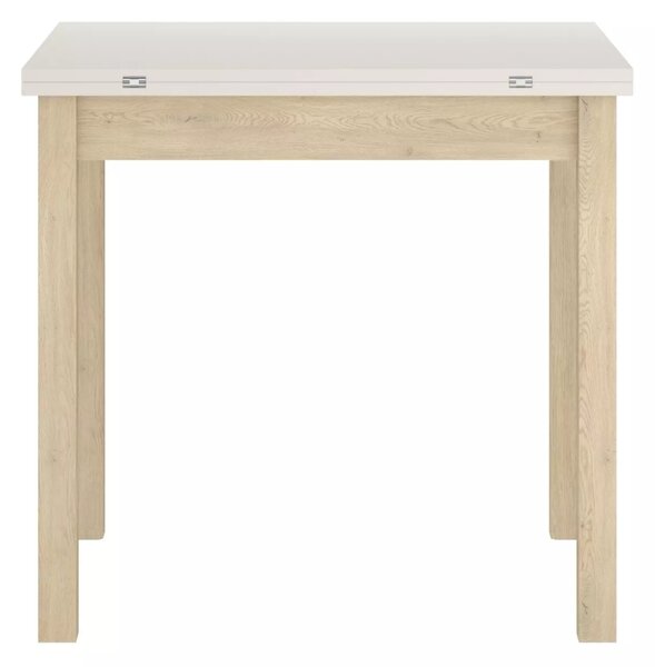 Rozkladací jedálenský stôl 80(160)x80 HELMUT - kašmír / dub cremona