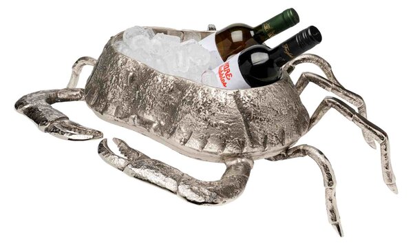 Crab chladič na víno strieborný