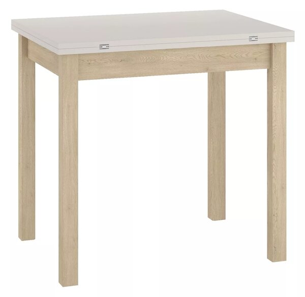 Rozkladací jedálenský stôl 80(160)x80 HELMUT - kašmír / dub cremona