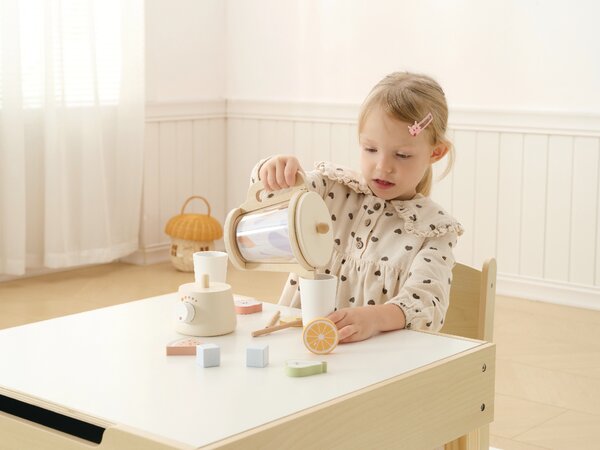 TookyToy Drevený smoothie mixér s príslušenstvom