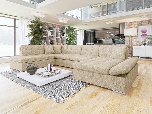 Mirjan24 Rohová sedacia súprava Genero Premium, Dostupné poťahy: Tracy 211.03, Strana: Pravá - U 5903211336942