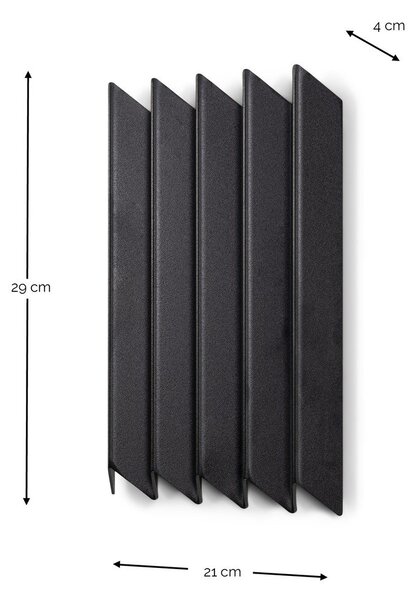 Kovový nástenný vešiak v terakotovej farbe 21 cm Sensu – Spinder Design