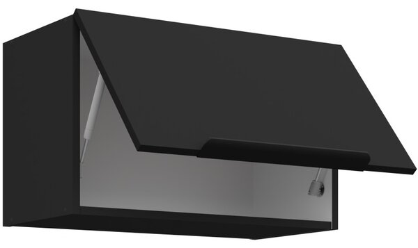 Digestorová skrinka LUNARA - šírka 60 cm, čierna