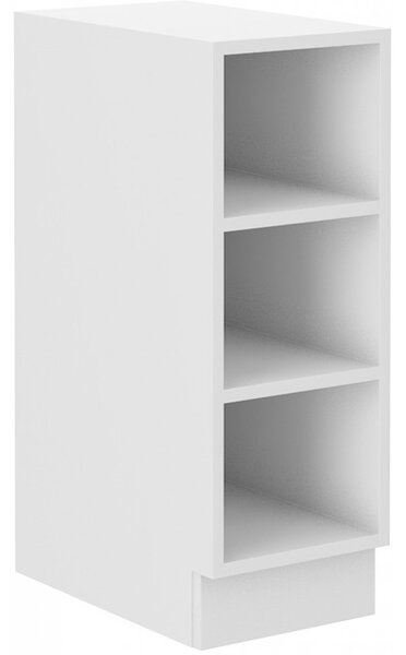 Dolná otvorená skrinka LUNARA - šírka 30 cm, biela
