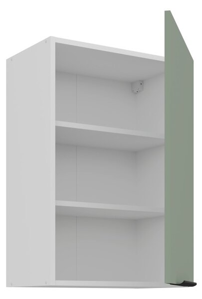 Horná kuchynská skrinka LUNARA - šírka 50 cm, zelená / biela